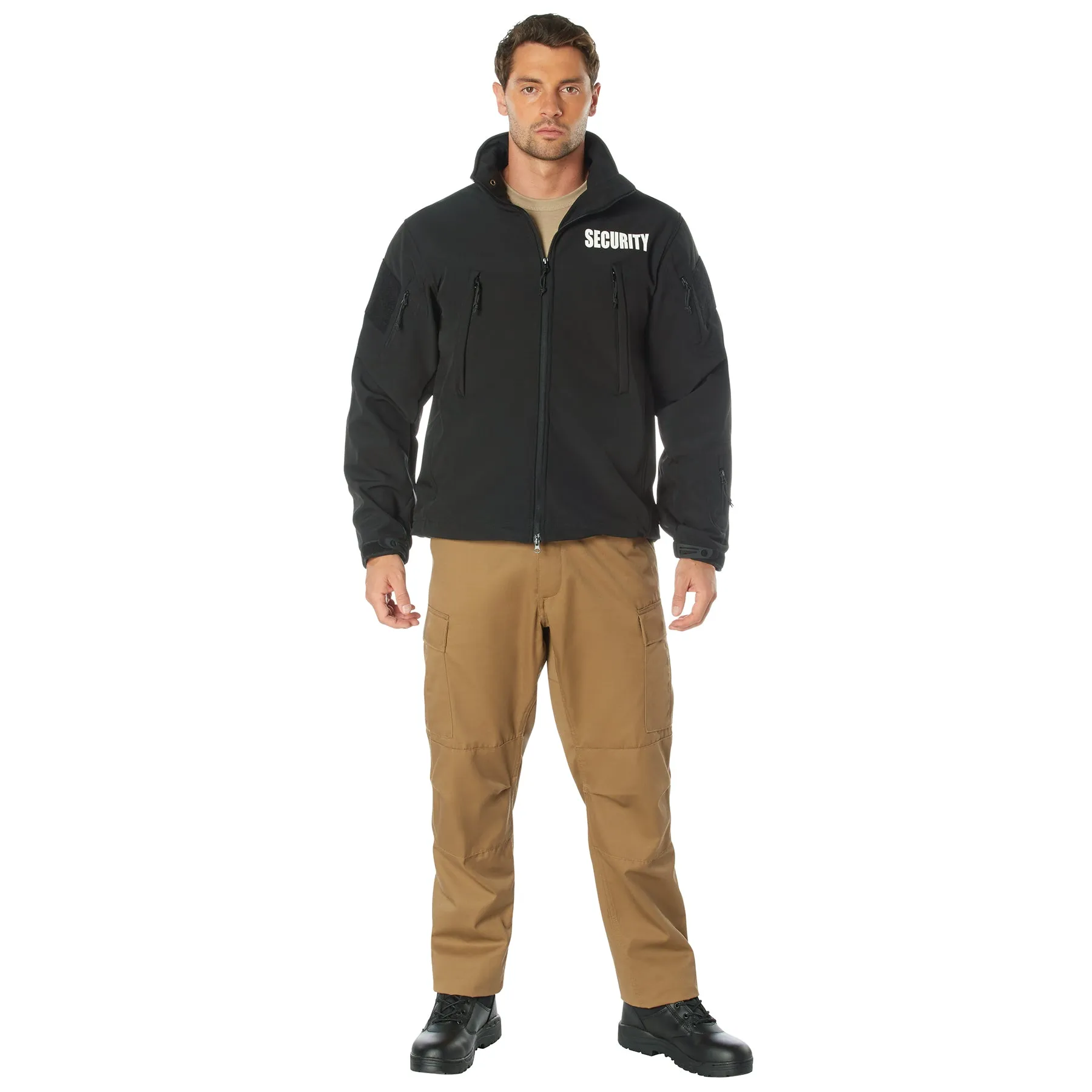 Rothco Spec Ops Soft Shell Security Jacket - Black