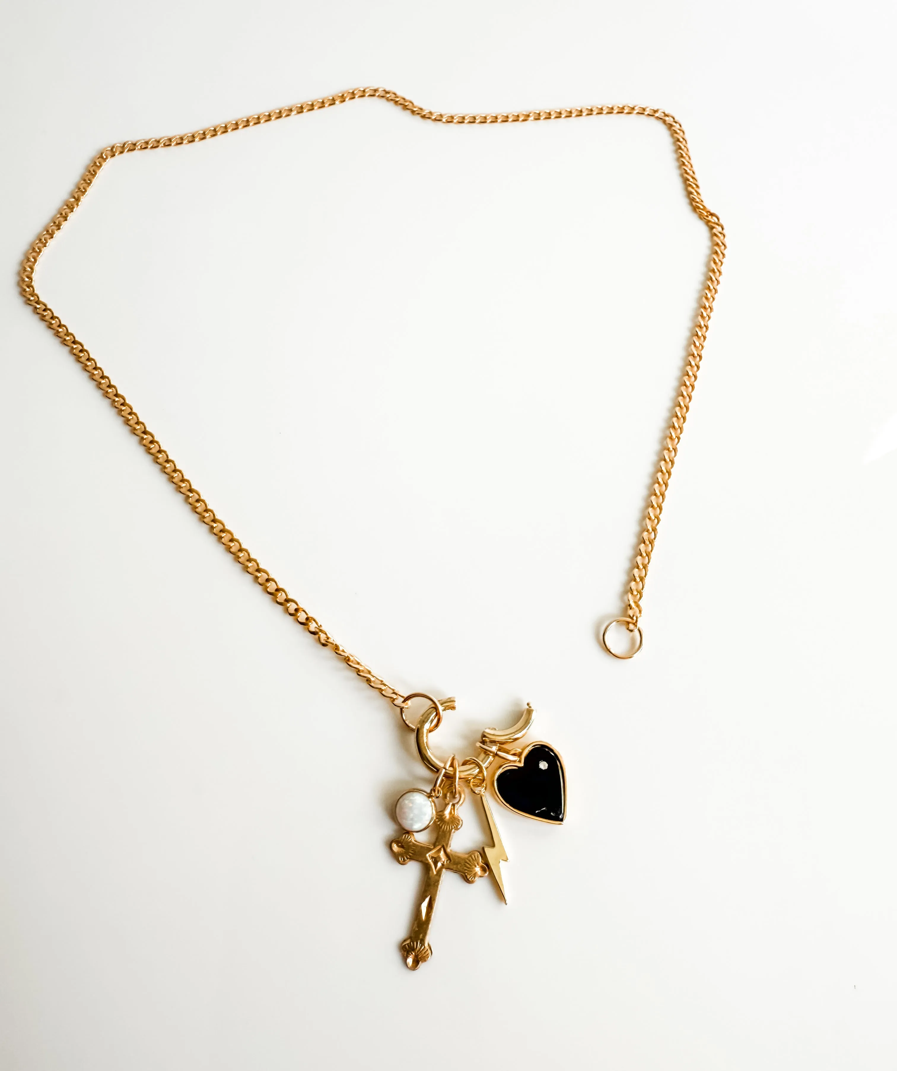 Royal convertible charm necklace