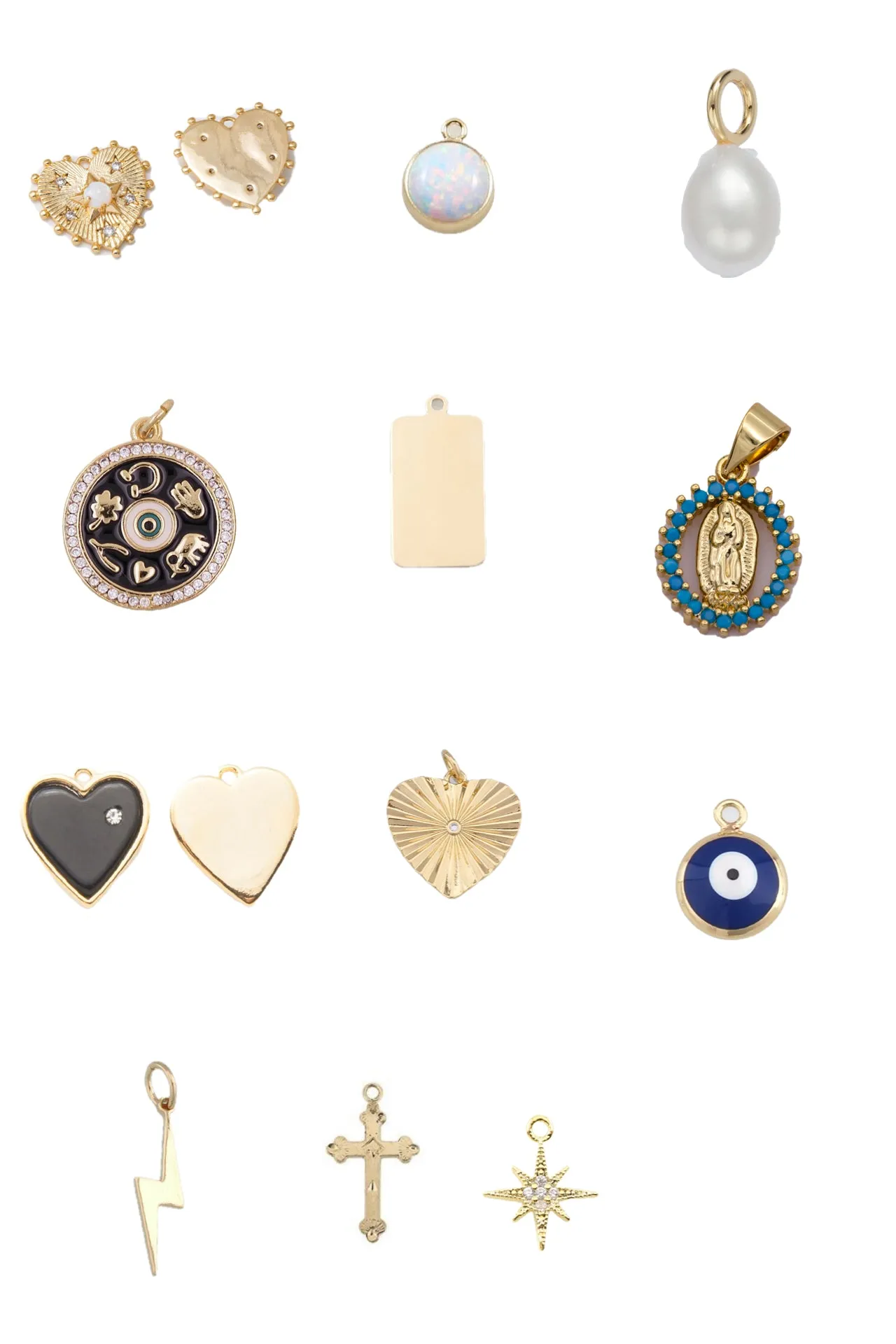 Royal convertible charm necklace