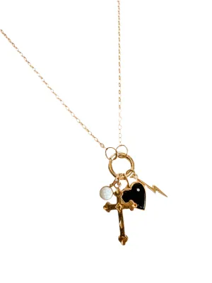 Royal convertible charm necklace