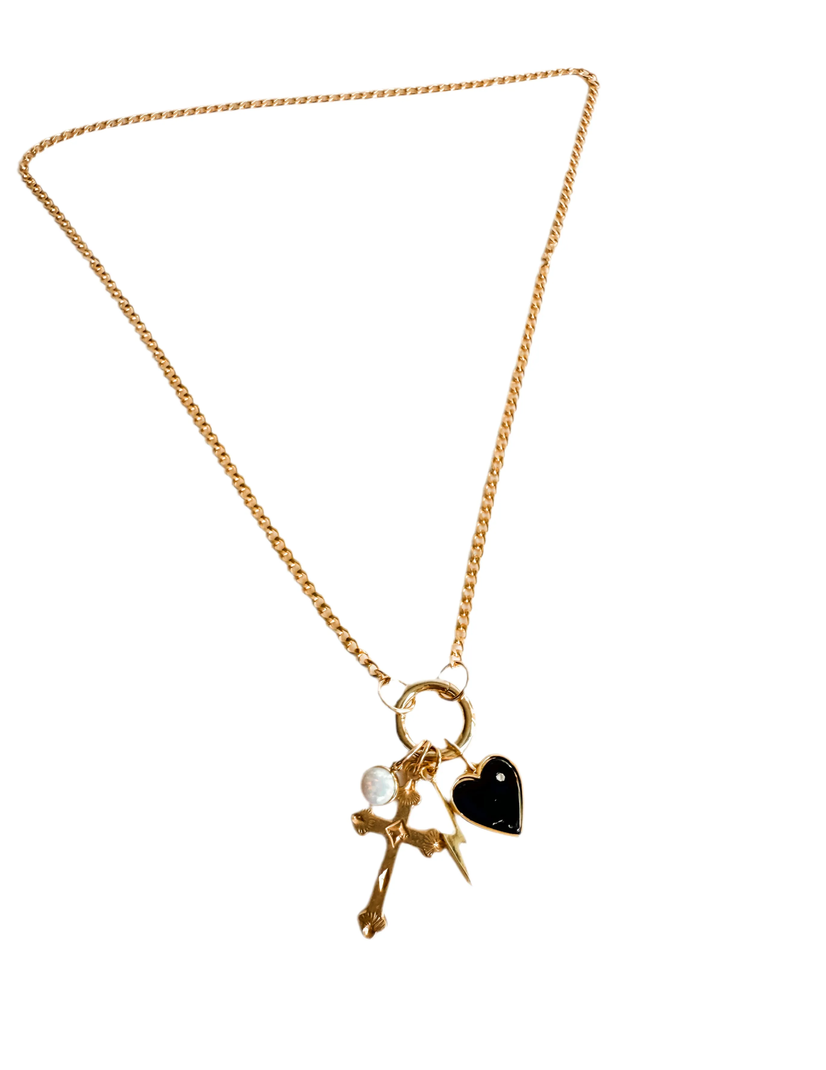 Royal convertible charm necklace