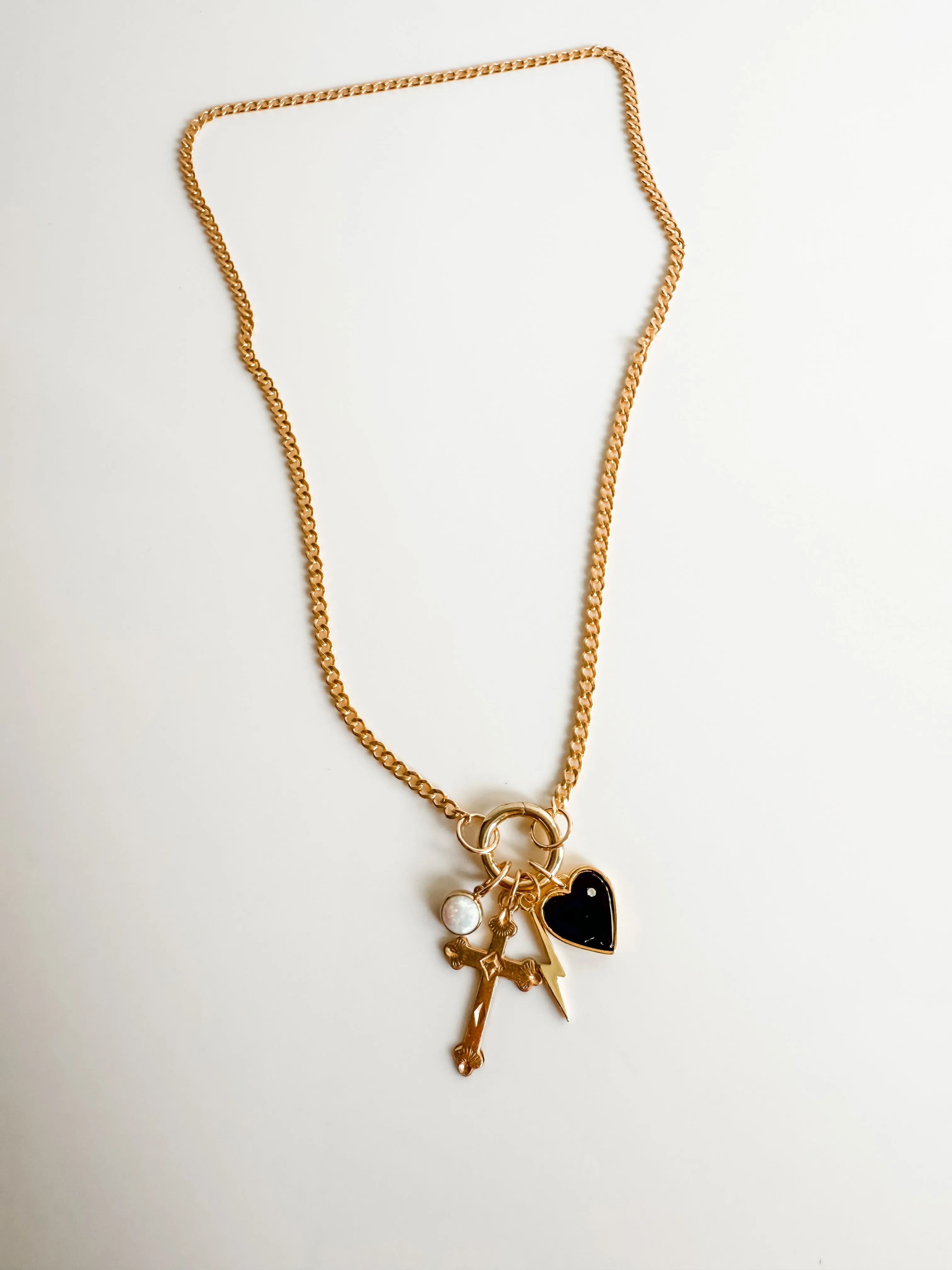 Royal convertible charm necklace