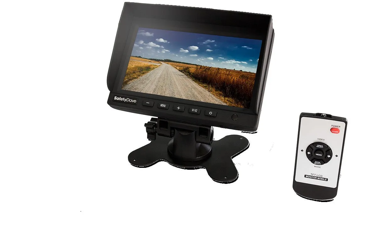 SafetyDave Reversing Camera Kit 5.8inch Dash Monitor with 1 Square Ccd Camera
