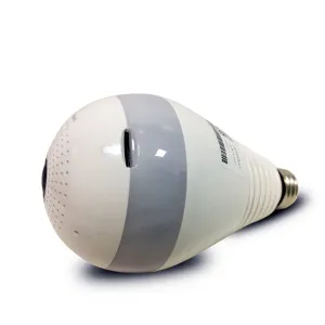 Safurance 360 degree Panoramic Fish Eye Camera LED Light Bulb 1080P HD Wifi CCTV Home Security Surveillance