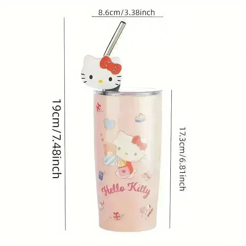 Sanrio Hello Kitty Kuromi Insulated Tumbler (600 ml)