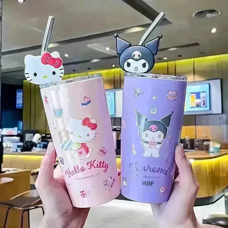 Sanrio Hello Kitty Kuromi Insulated Tumbler (600 ml)