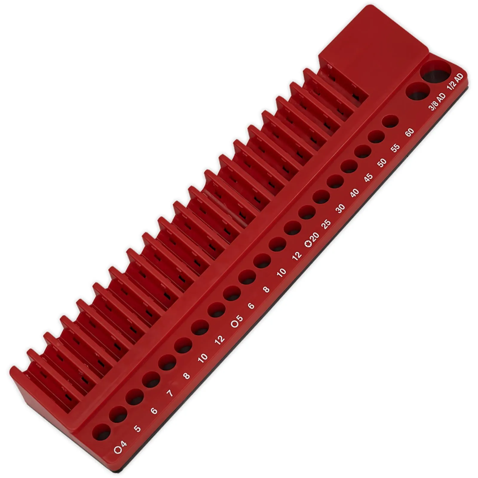 Sealey Premier Magnetic Bit Holder Tray 42 Bit Capacity for 10mm Hex Drive Bits