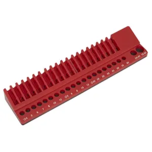 Sealey Premier Magnetic Bit Holder Tray 42 Bit Capacity for 10mm Hex Drive Bits