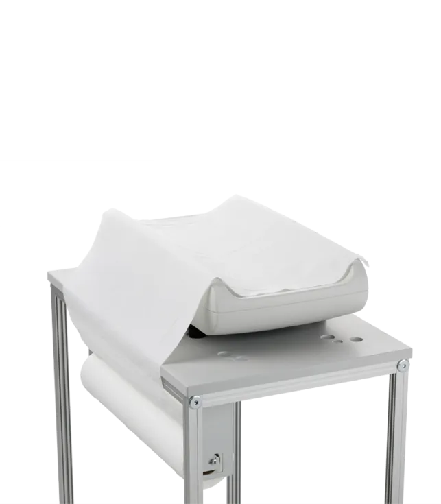 seca 408 - Paper roll holder for mobile seca 402 baby scale cart
