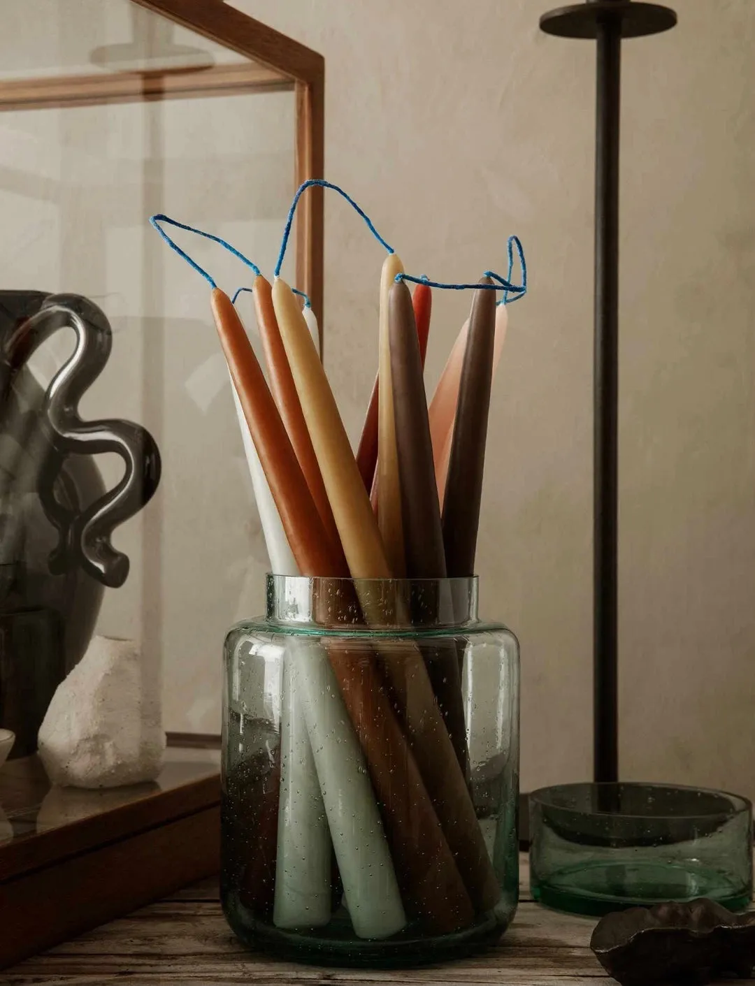 Set Of 2 Dipped Candles