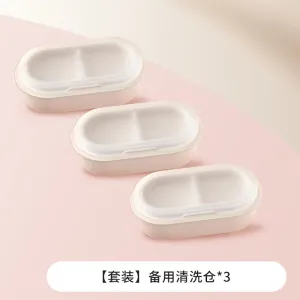 Shijing Contact Lens Cleaner Replacement Cleaning Cases - 3 Pack
