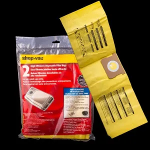 Shopvac OEM High Efficiency Bag Type "D"