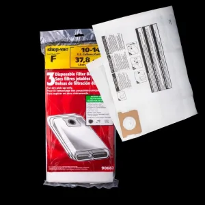 Shopvac OEM Paper Bag Type "F"