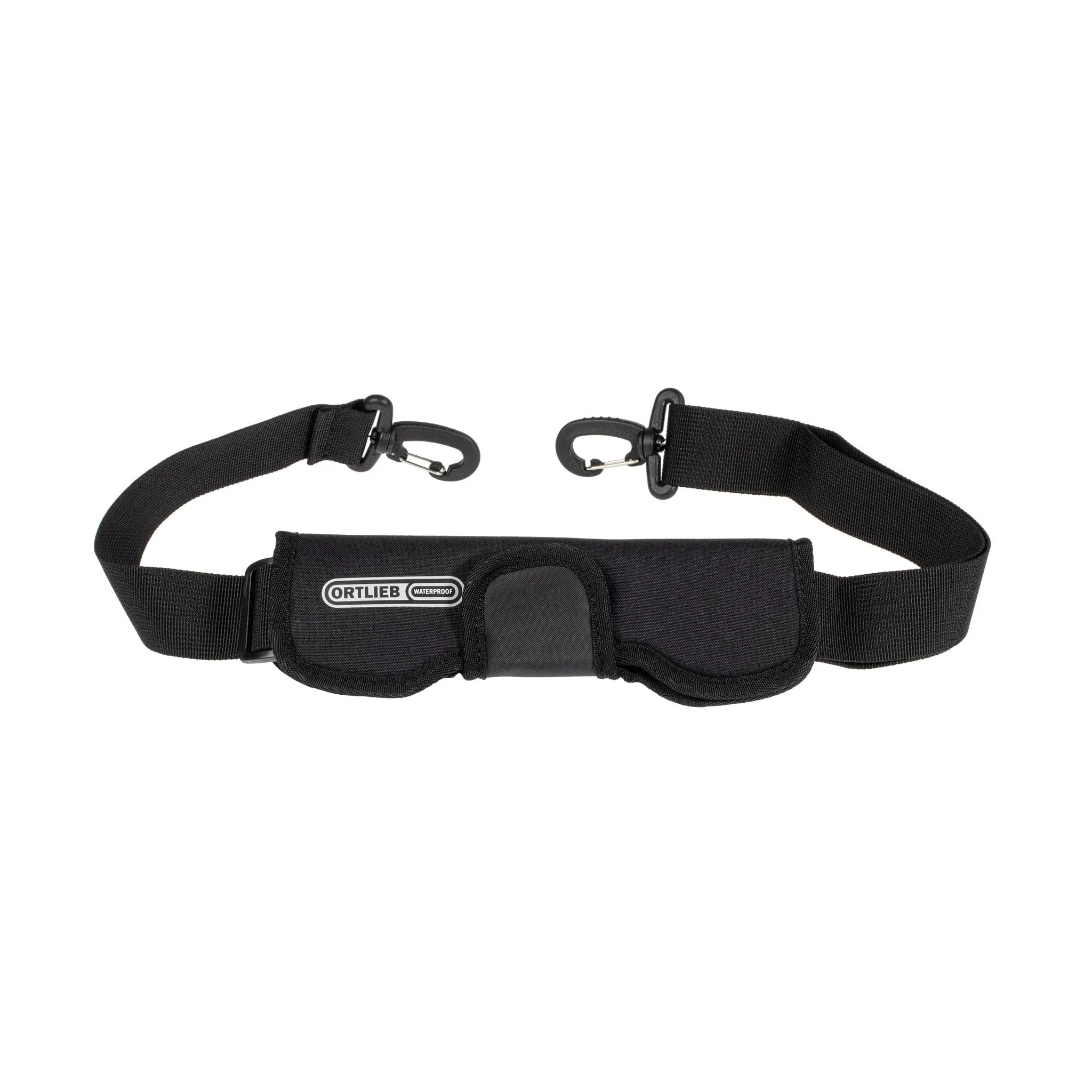 Shoulder strap with carabiners (110 cm, black)