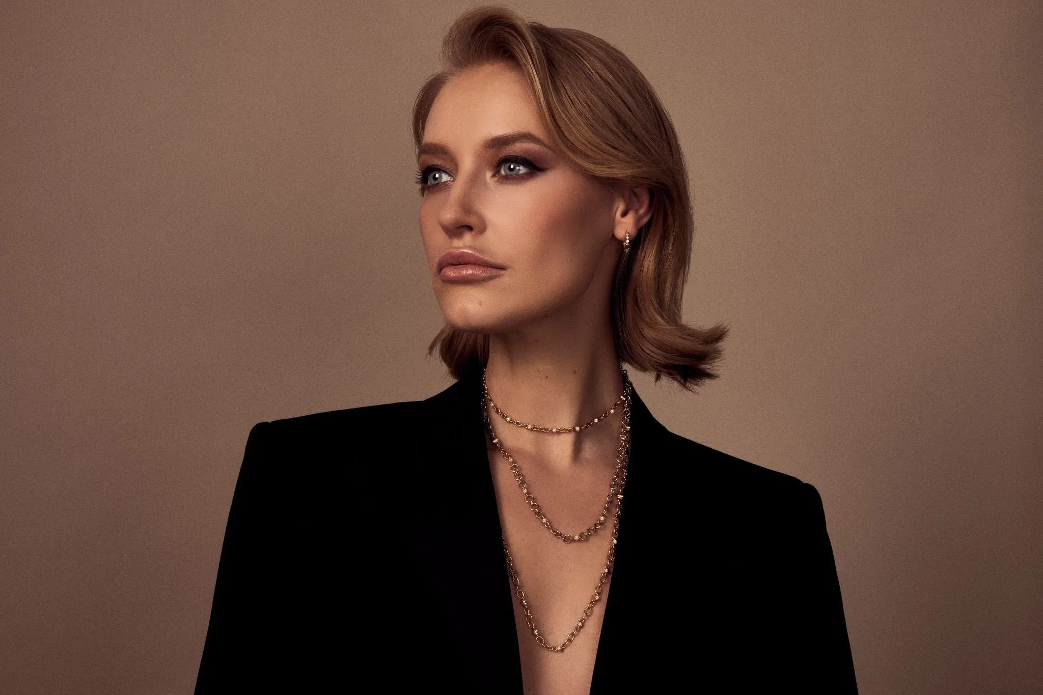 Signature Round Link Studded Chain
