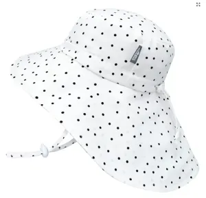 Size L (2-5): Jan & Jul Cotton Adventure Hat -DOTS