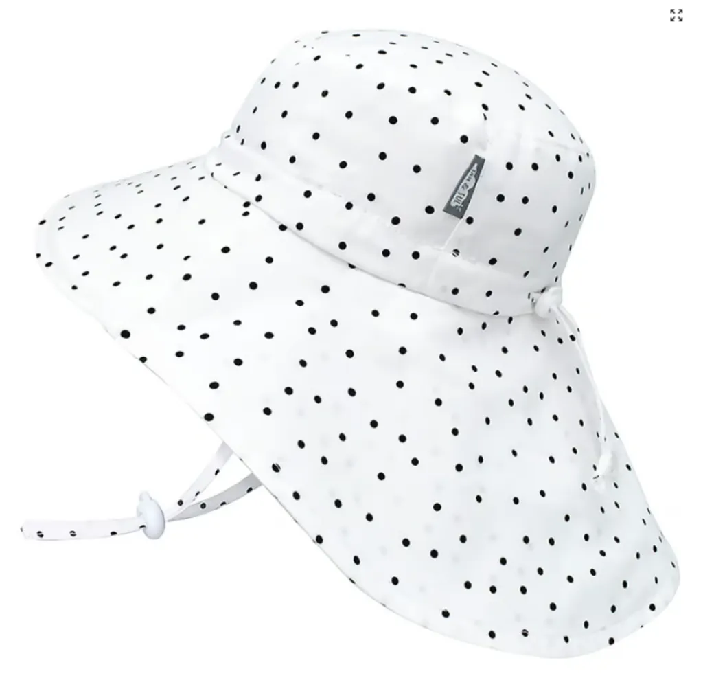 Size L (2-5): Jan & Jul Cotton Adventure Hat -DOTS