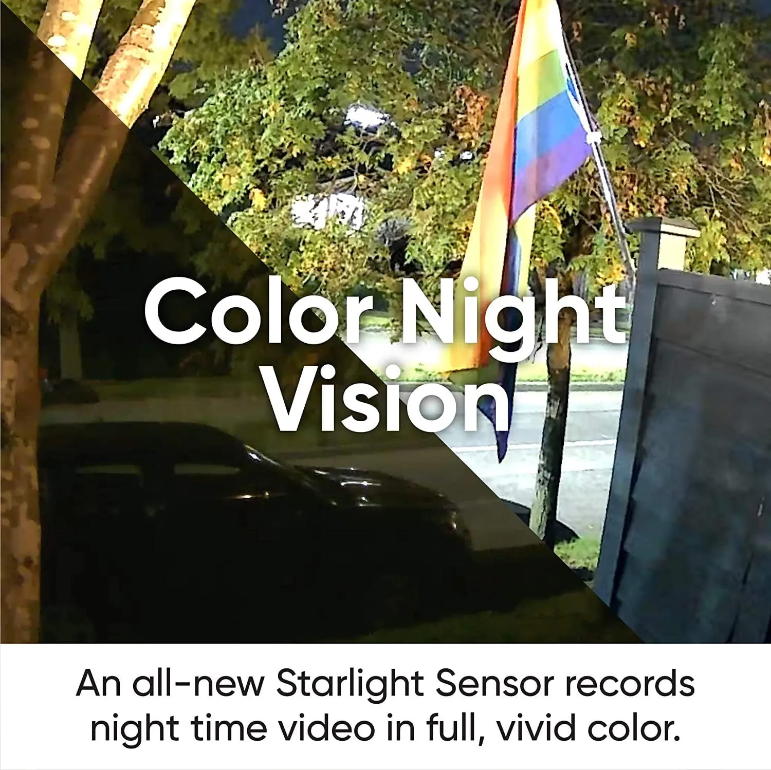 Spotlight For Wyze Cam v3 Color Night Vision 1080p Indoor/Outdoor Camera NEW