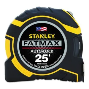 Stanley® Products FATMAX® Auto-Lock Tape Rules, 1 1/4 in x 25 ft, FMHT33338L