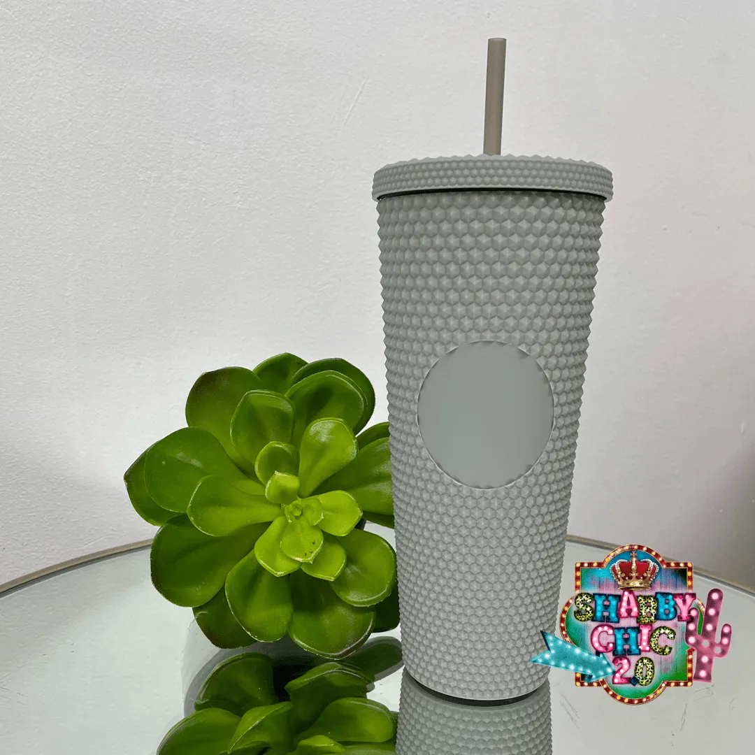 Studded Tumbler - Grey