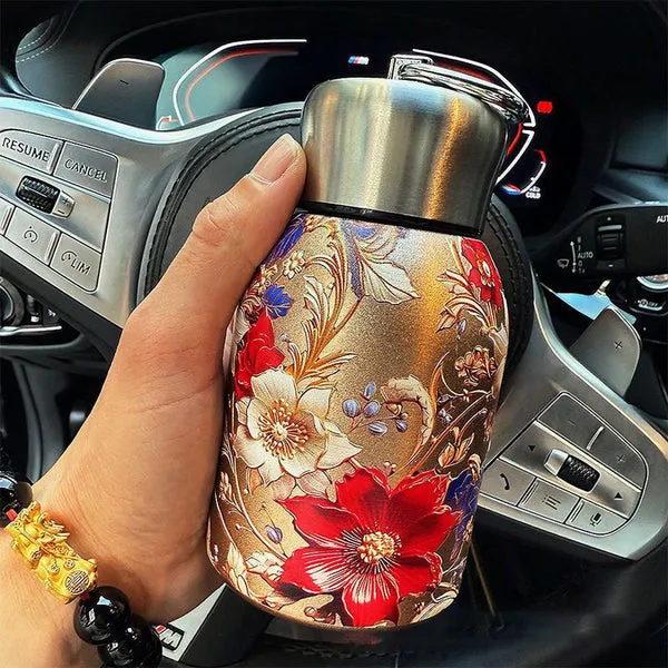 🔥Stylish & Portable Insulated Water Bottle🎒 Keep Drinks Hot or Cold, Enjoy Fresh Drinks Anytime, Anywhere!