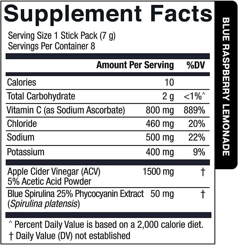 Sugar Free Hydration Powder Packets Variety - 24 Stick Packs and PreWorkout Powder with ACV | Heat, Exercise, Travel, Daily Hydration   Superfood Energy and All-Natural Nitric Oxide Booster Plus Caffeine