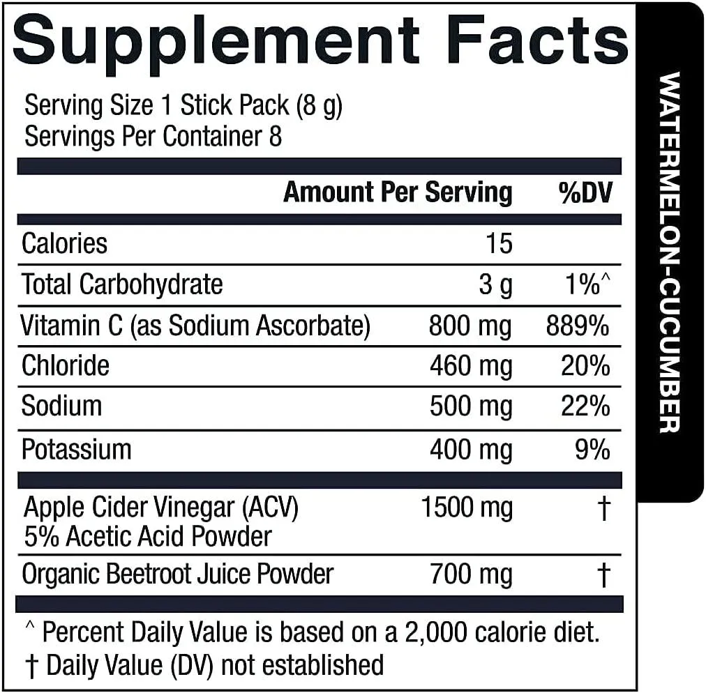 Sugar Free Hydration Powder Packets Variety - 24 Stick Packs and PreWorkout Powder with ACV | Heat, Exercise, Travel, Daily Hydration   Superfood Energy and All-Natural Nitric Oxide Booster Plus Caffeine