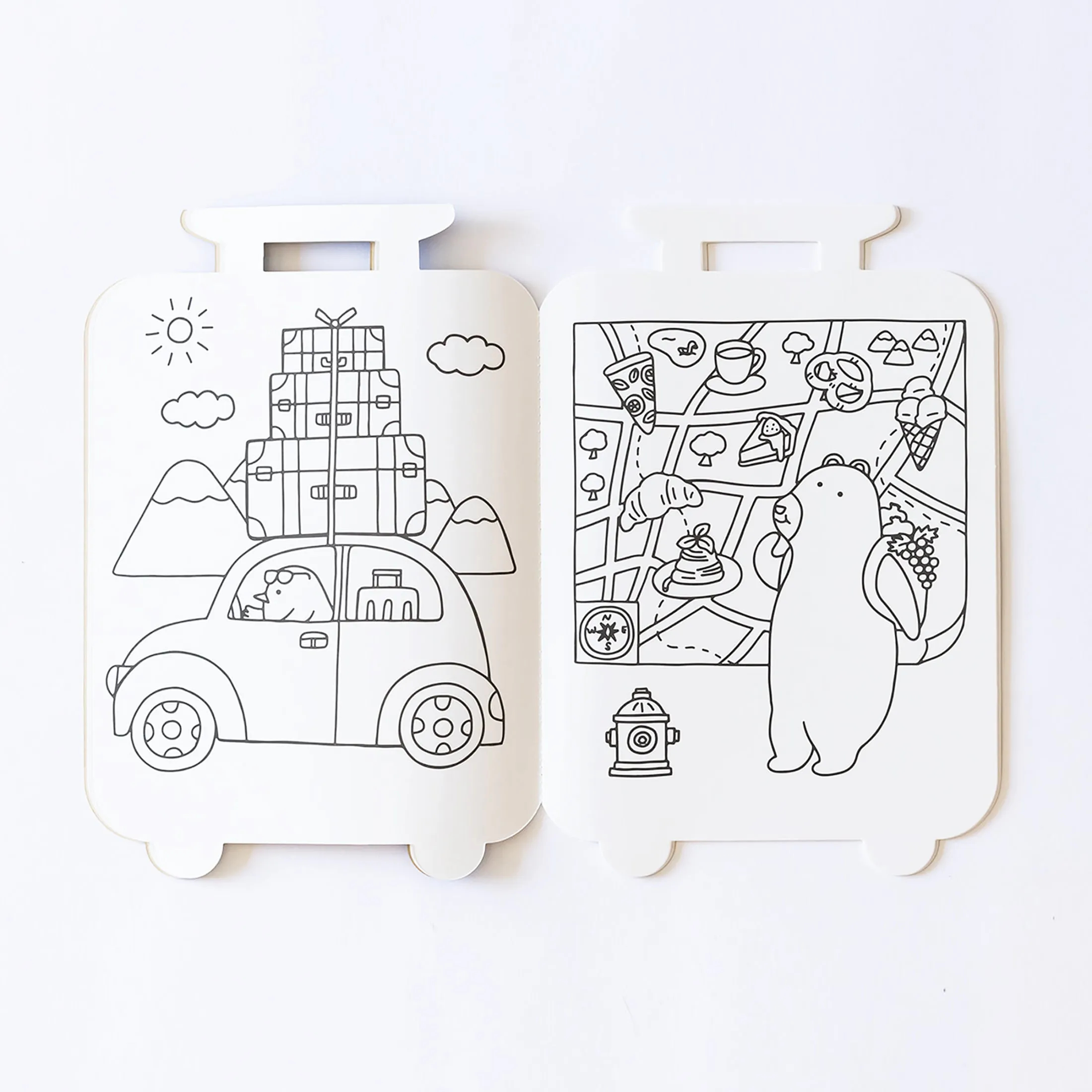 Suitcase Shaped Giant Coloring Book