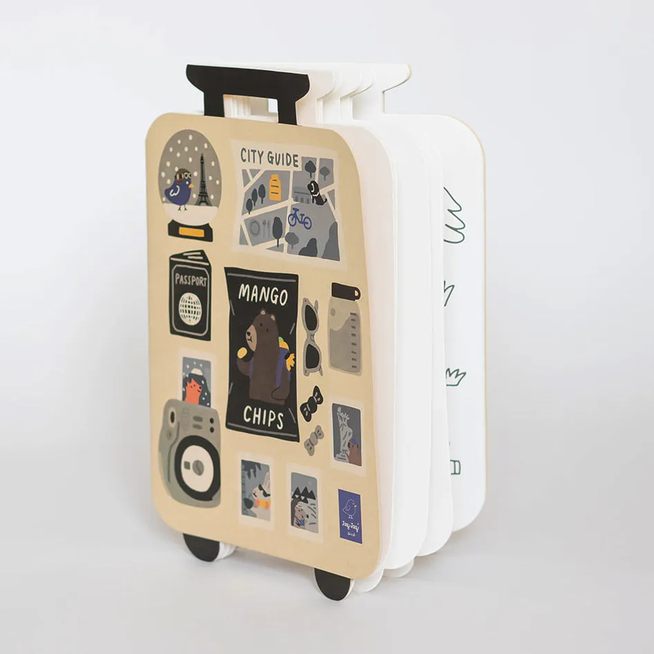 Suitcase Shaped Giant Coloring Book
