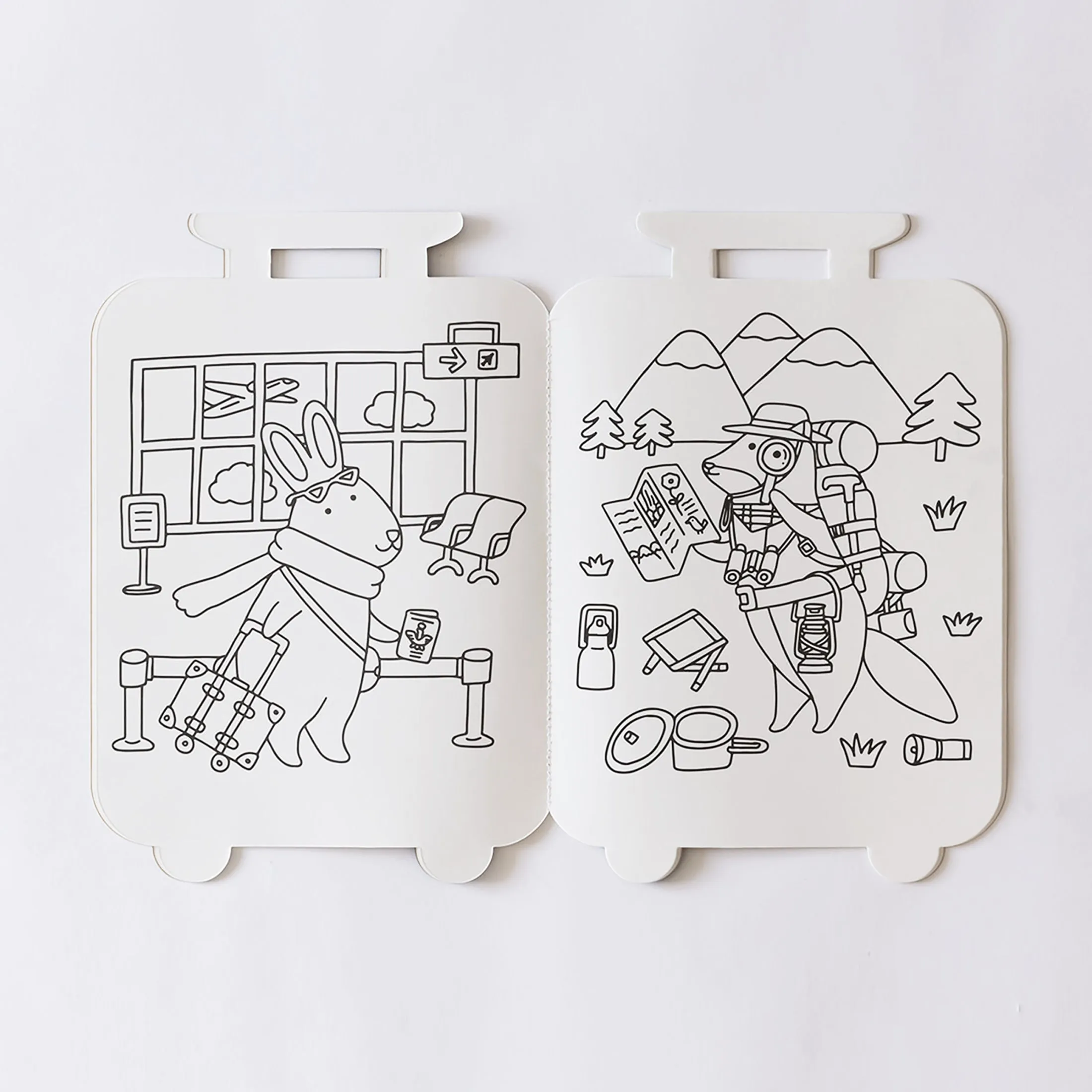 Suitcase Shaped Giant Coloring Book