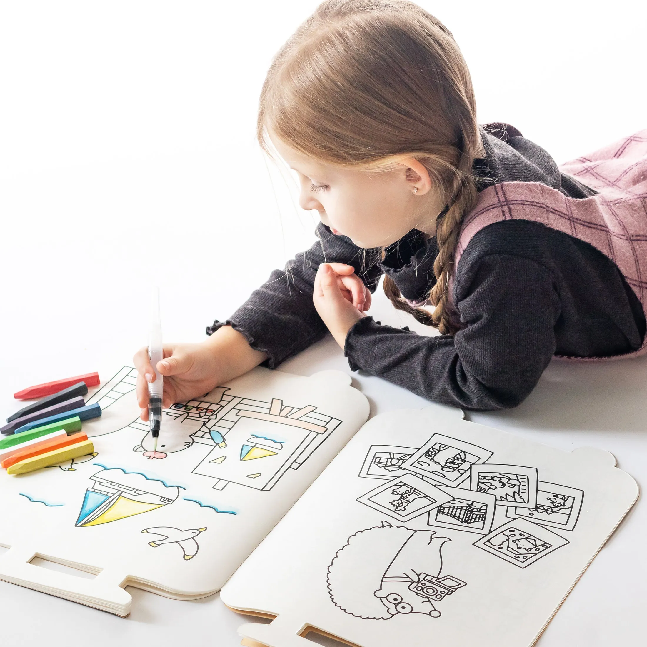 Suitcase Shaped Giant Coloring Book