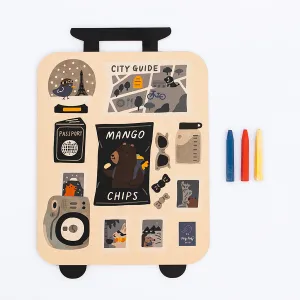 Suitcase Shaped Giant Coloring Book