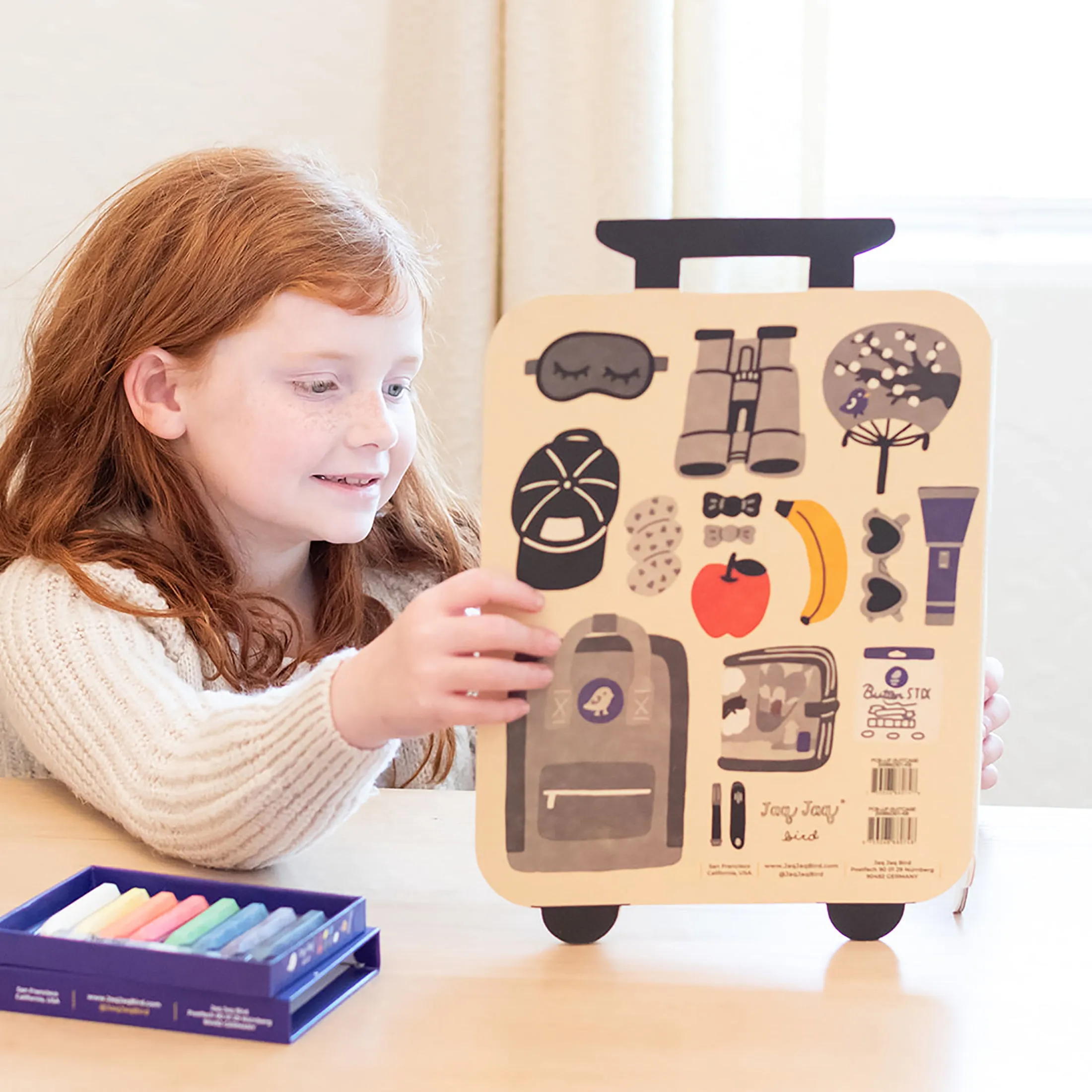 Suitcase Shaped Giant Coloring Book