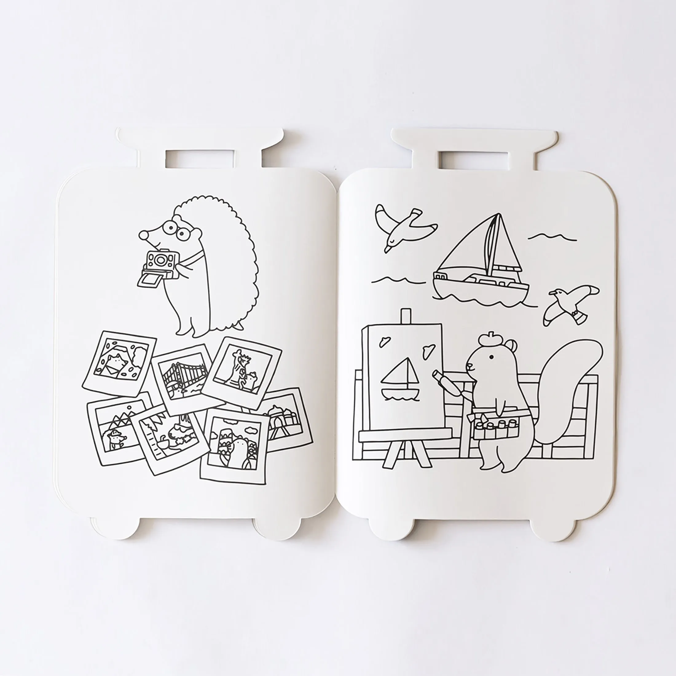 Suitcase Shaped Giant Coloring Book