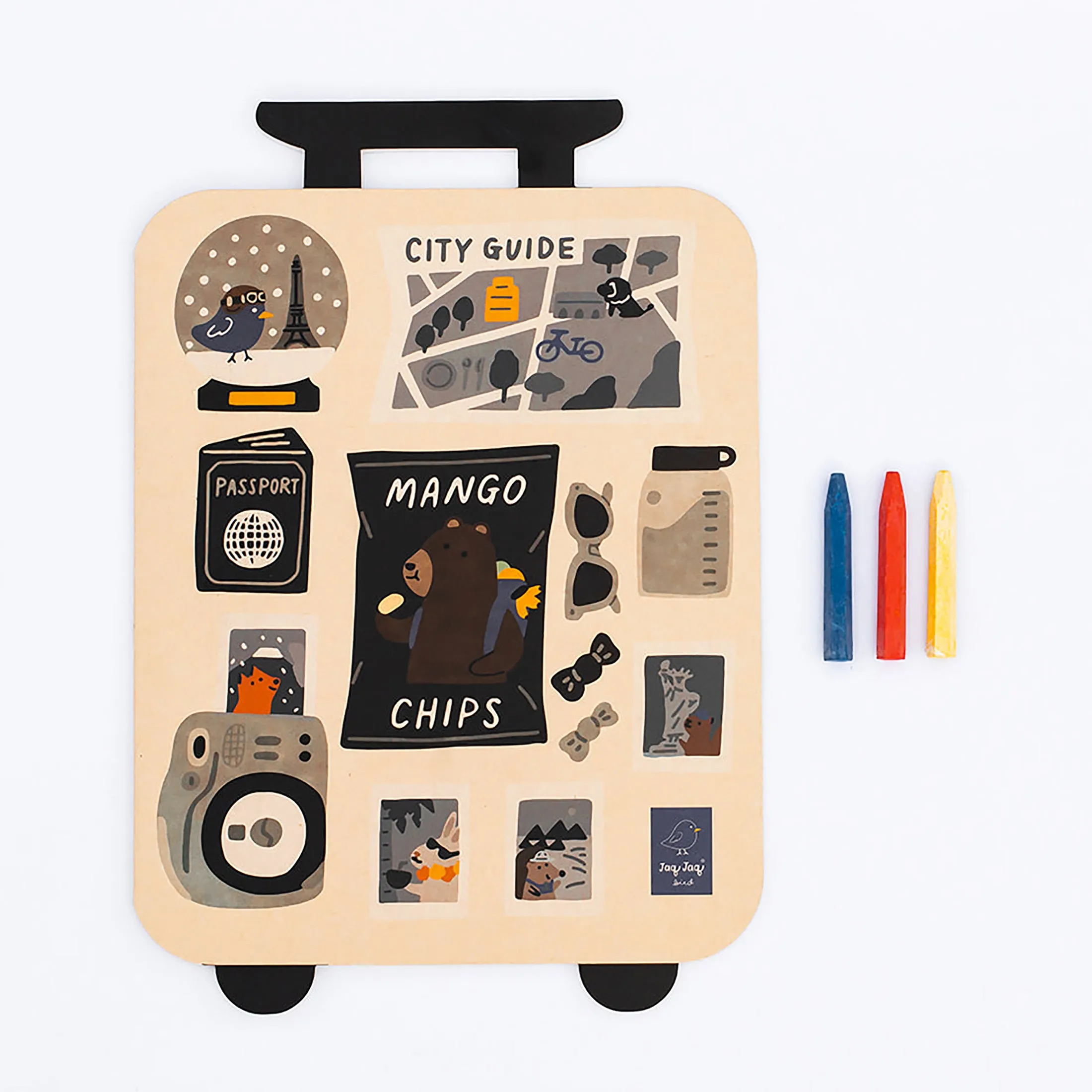 Suitcase Shaped Giant Coloring Book