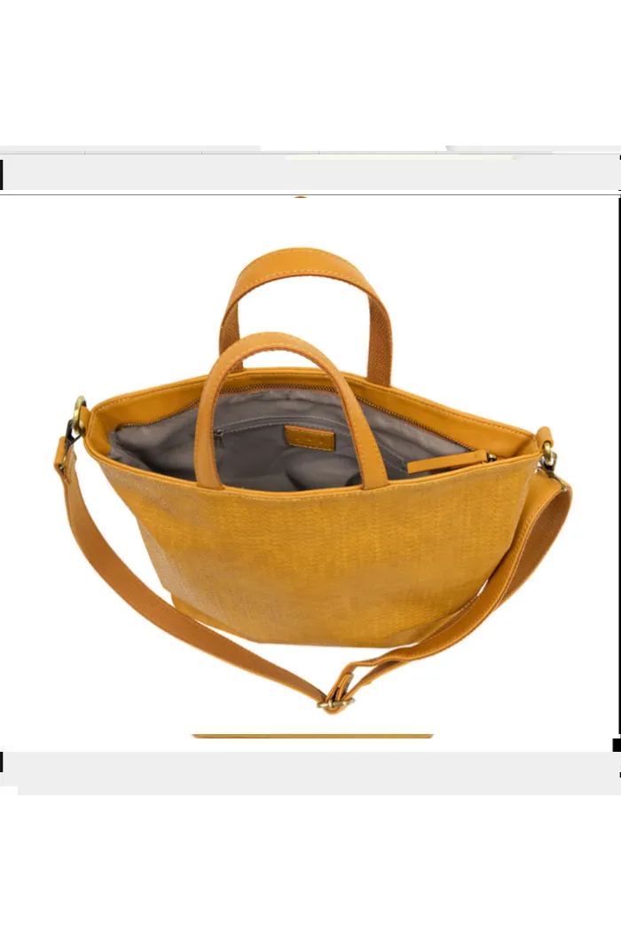Tawny Woven Convertible Shopper