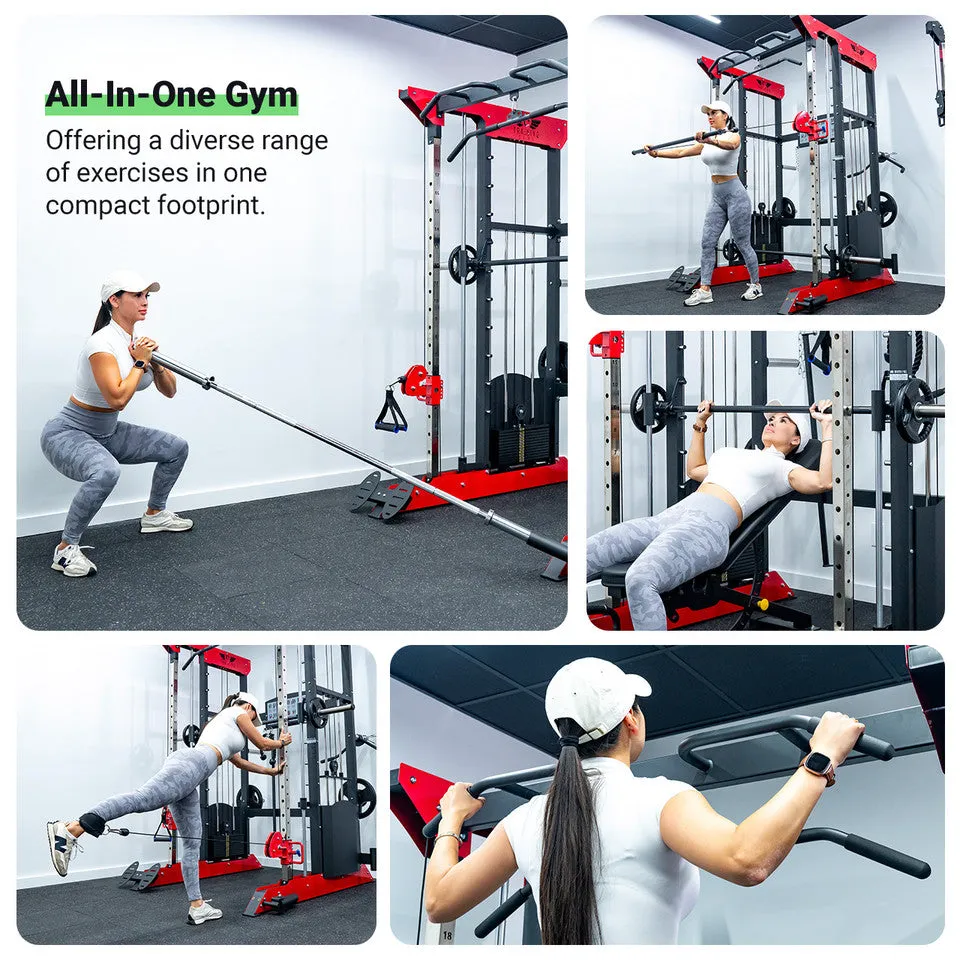 TC Q10 Smith Machine Home Gym Bundle