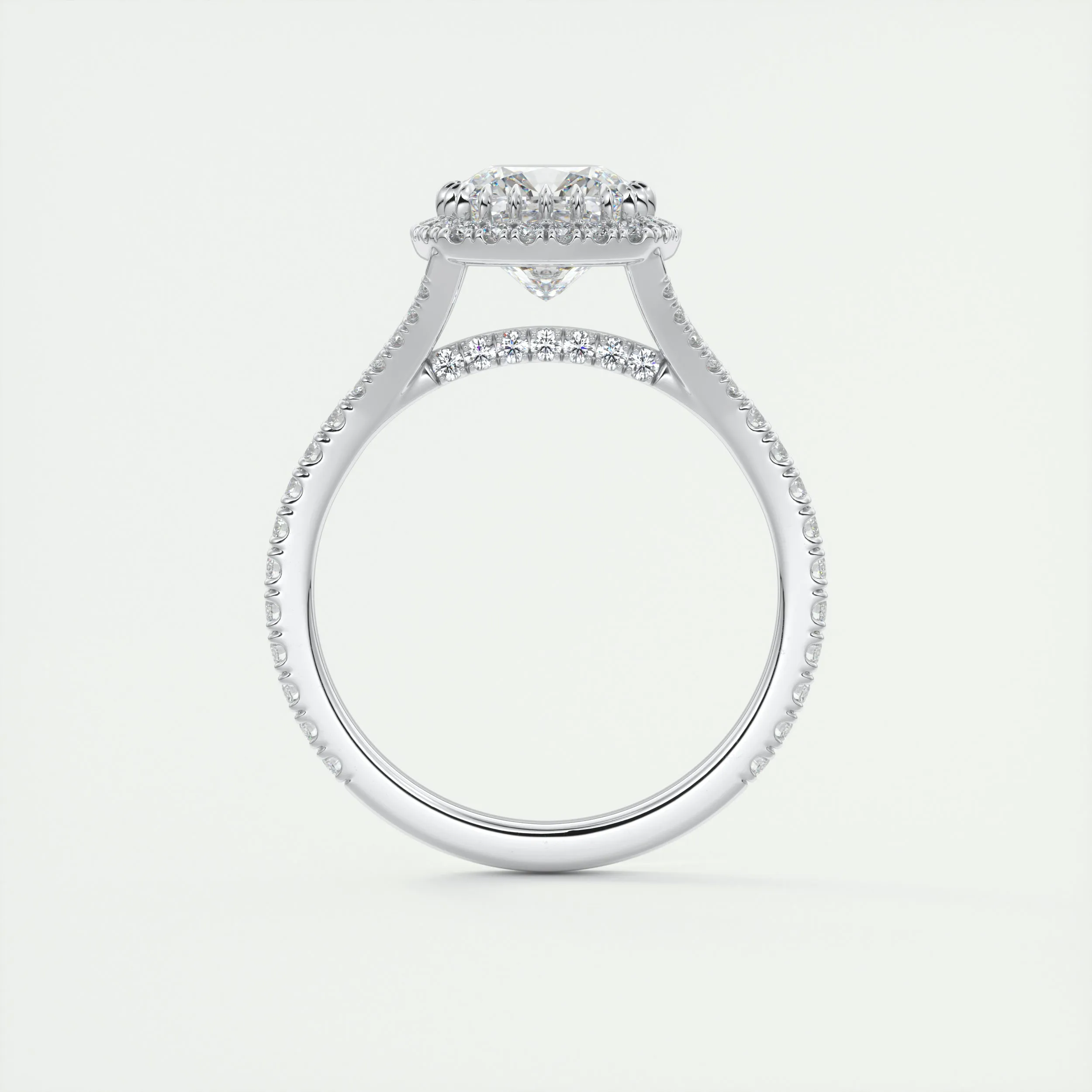 The French Halo | Cushion