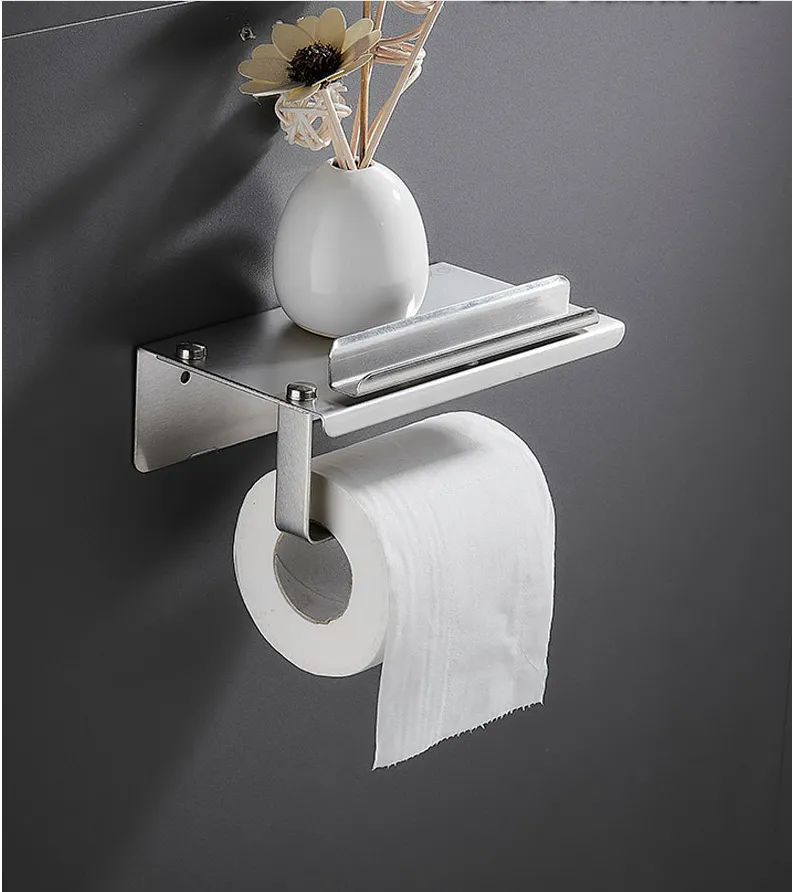Tissue Paper Holder with Storage Shelf