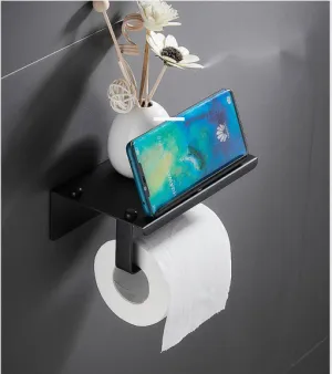Tissue Paper Holder with Storage Shelf