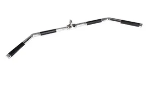 TKO Chrome Lat Bar With Polyurethane Round Grips