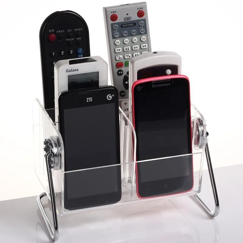 Transparent Acrylic Desktop remote control holder
