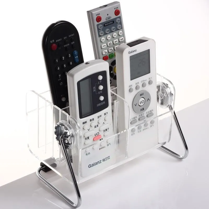 Transparent Acrylic Desktop remote control holder