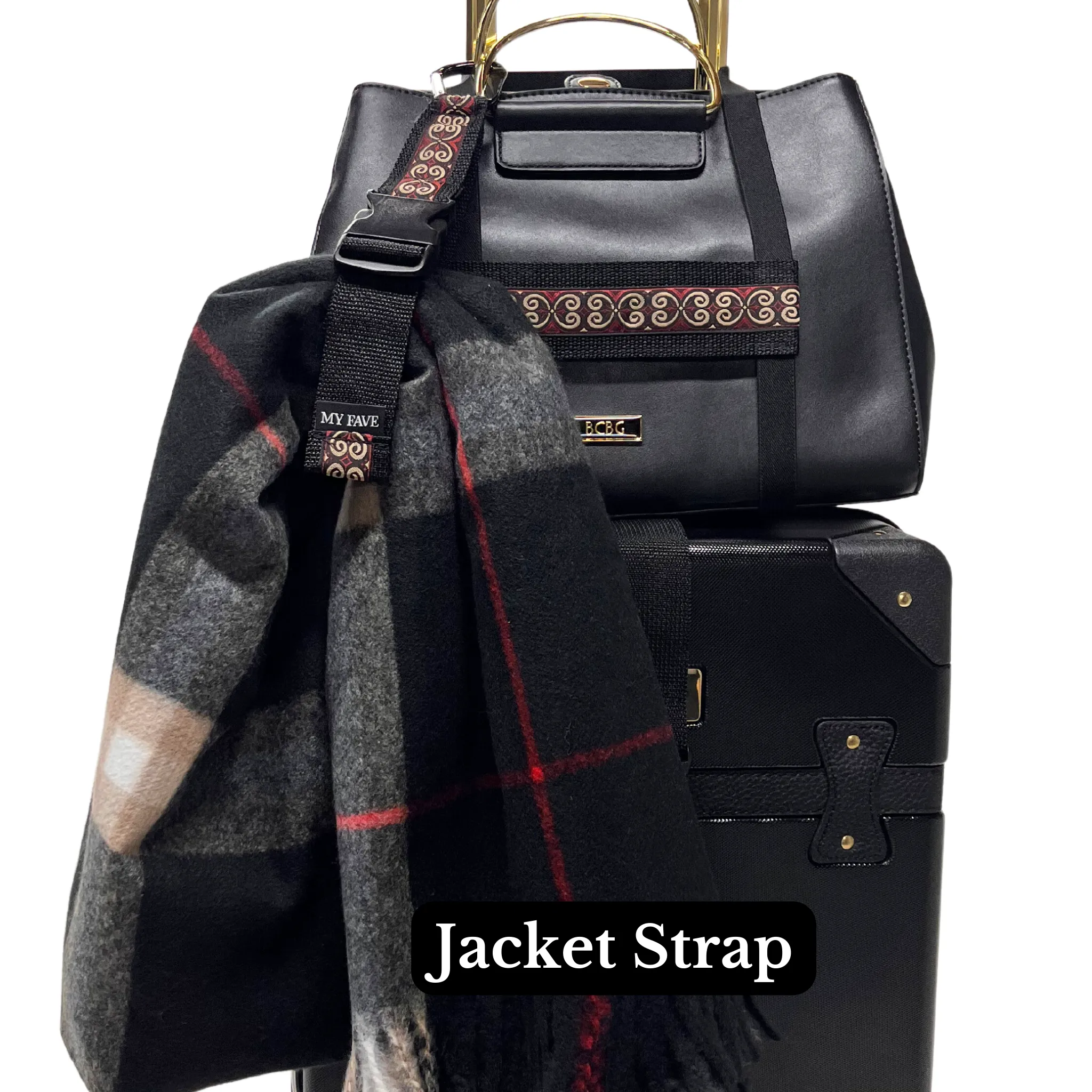 Travel Set - Black Plaid 2