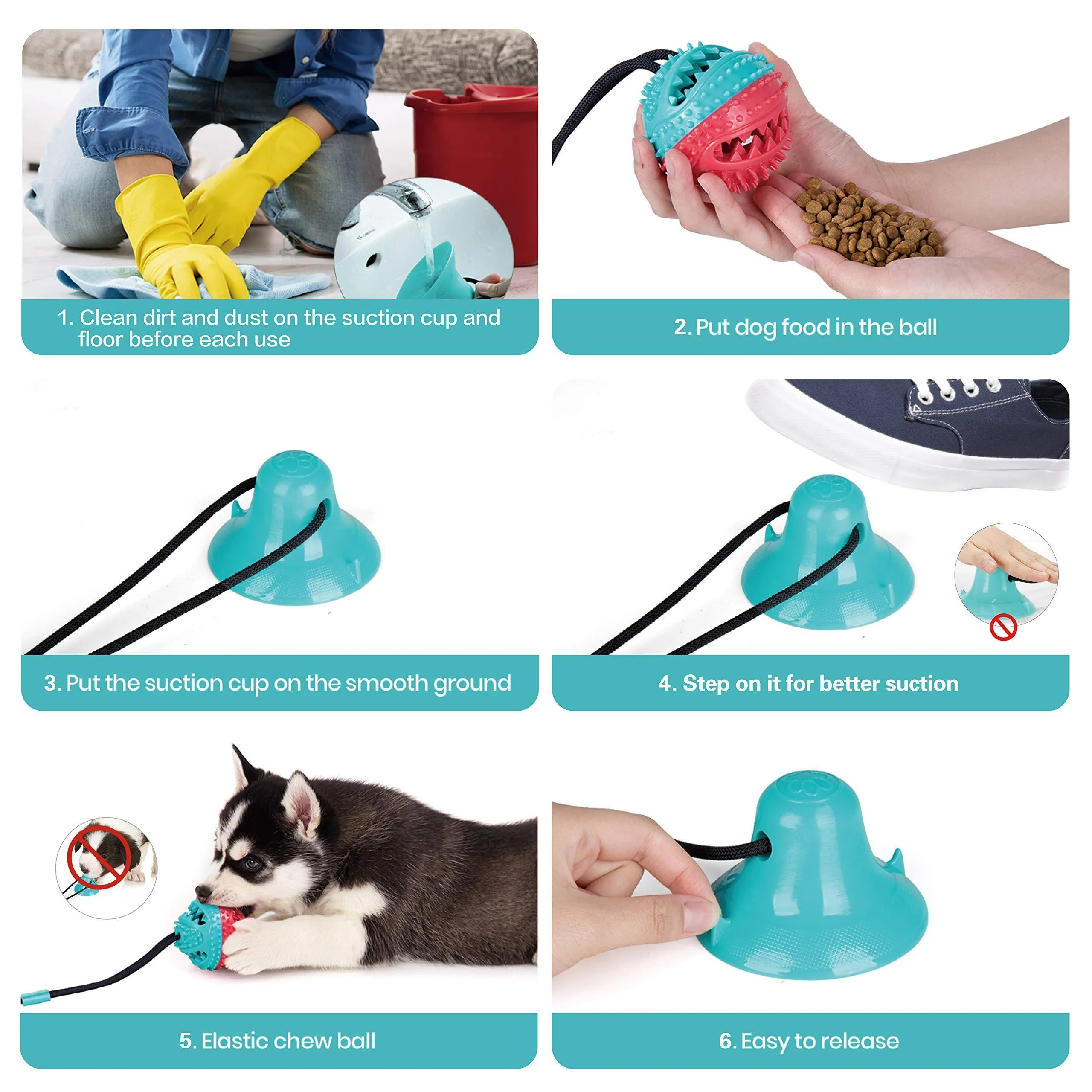 Tug of War Suction Cup | Multifunctional Chew Toy