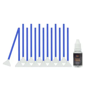 UES FFR-24 Full-Frame Sensor Cleaning Kit (14pcs 24mm Sensor Cleaning Swabs   15ml Sensor Cleaner)