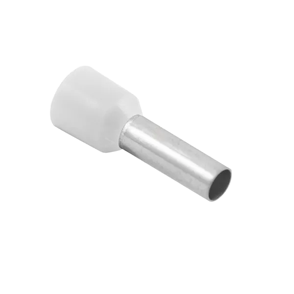 Unicrimp QBFR05 Bootlace Ferrule 0.5mmý Wht French (100 Pack)