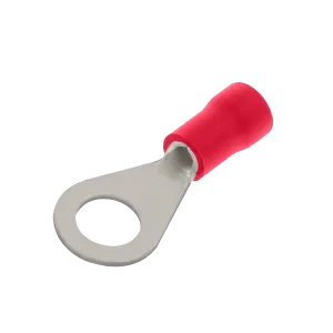 Unicrimp QRR3 Red Ring Terminal - 3mm Hole (100 Pack)