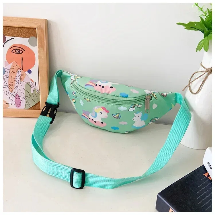 Unisex Nylon Waist Bag