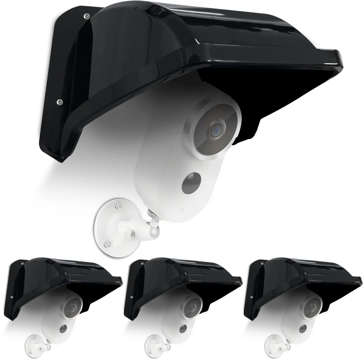 Universal Security Camera Sun Rain Cover Shield, Universal Security Camera Sun Rain Cover Shield, Protective Roof for Dome/Bullet Outdoor Camera